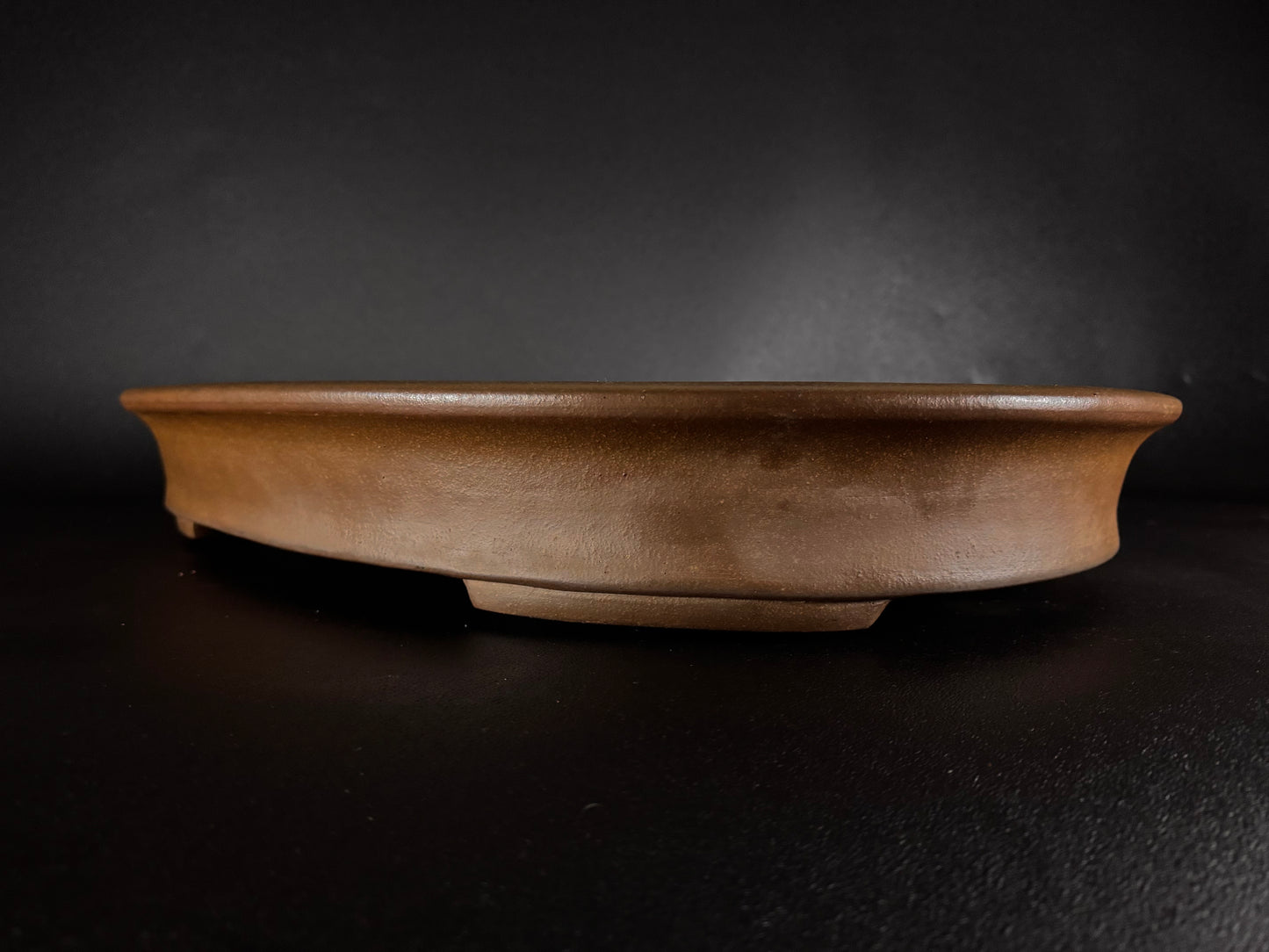 GYOZAN 1St Gen (Nakano Yukizyou “中野行常”) "Hand signed 爪描き" - 常滑 – 63.2cm Oval Unglazed (焼締め)Not for Sale!