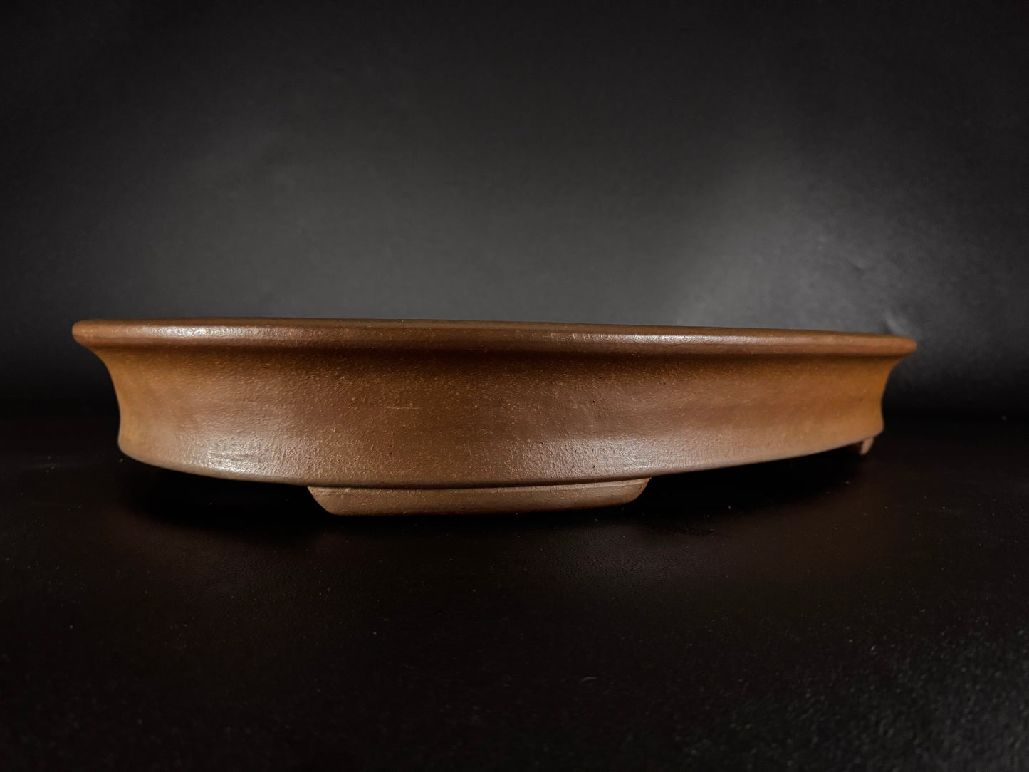 GYOZAN 1St Gen (Nakano Yukizyou “中野行常”) "Hand signed 爪描き" - 常滑 – 63.2cm Oval Unglazed (焼締め)Not for Sale!