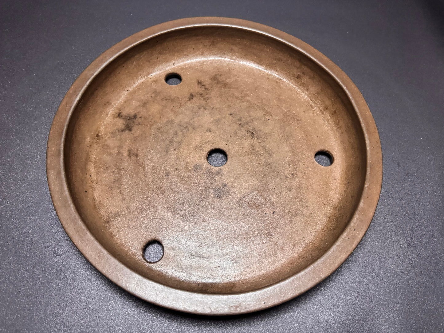 SHOZAN Watanabe, (渡辺松山) - 常滑 - 40.0cm Round Drum (太鼓形・丸鉢) Unglazed (無釉) On Hold