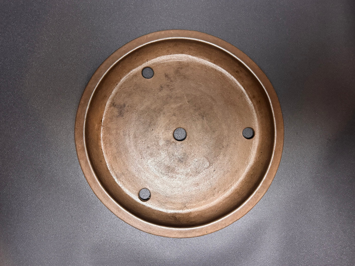 SHOZAN Watanabe, (渡辺松山) - 常滑 - 40.0cm Round Drum (太鼓形・丸鉢) Unglazed (無釉) On Hold