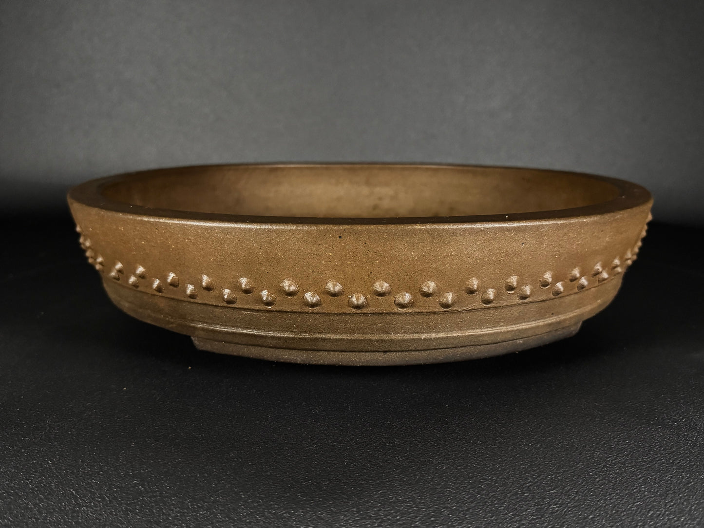 SHOZAN Watanabe, (渡辺松山) - 常滑 - 40.0cm Round Drum (太鼓形・丸鉢) Unglazed (無釉) On Hold