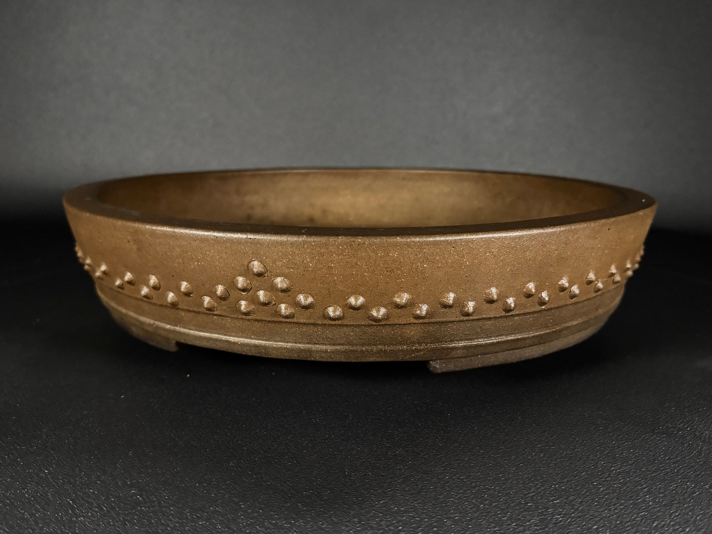 SHOZAN Watanabe, (渡辺松山) - 常滑 - 40.0cm Round Drum (太鼓形・丸鉢) Unglazed (無釉) On Hold