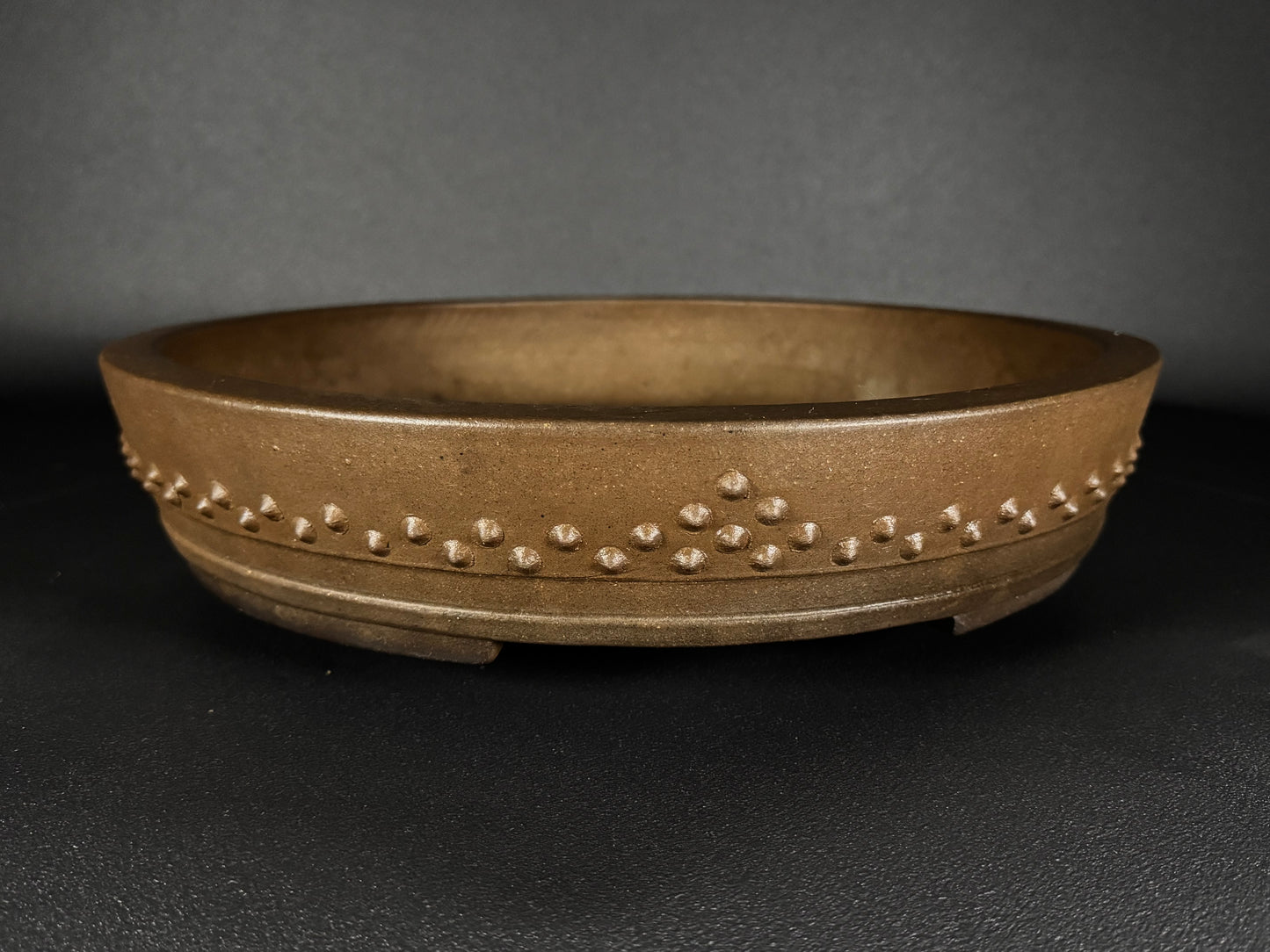 SHOZAN Watanabe, (渡辺松山) - 常滑 - 40.0cm Round Drum (太鼓形・丸鉢) Unglazed (無釉) On Hold