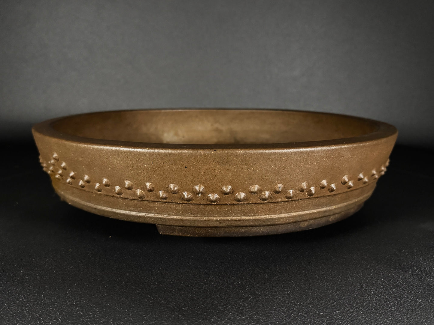 SHOZAN Watanabe, (渡辺松山) - 常滑 - 40.0cm Round Drum (太鼓形・丸鉢) Unglazed (無釉) On Hold