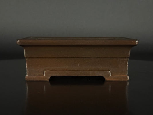 SENKOEN (Hanno Souhei) 常滑 Shohin (小品) 12.2cm Rectangle