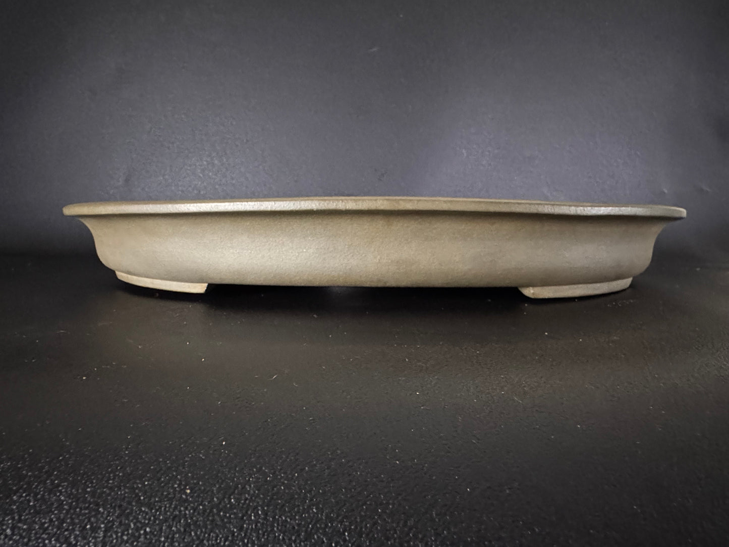 Seibun 清文 — Tokoname, Aichi（常滑市）— 57.6cm Oval Unglazed Bonsai Pot（楕円鉢・無釉）