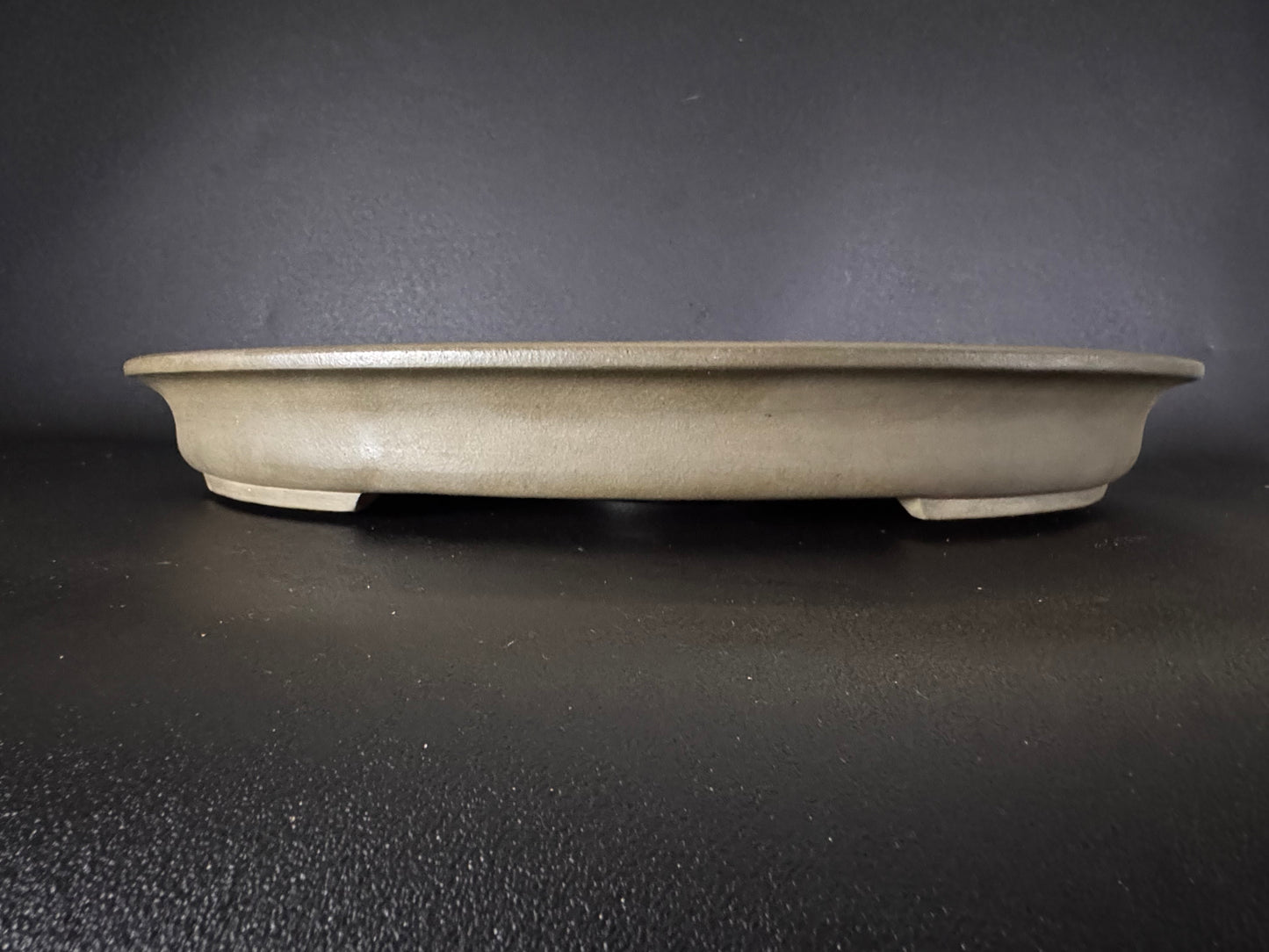 Seibun 清文 — Tokoname, Aichi（常滑市）— 57.6cm Oval Unglazed Bonsai Pot（楕円鉢・無釉）