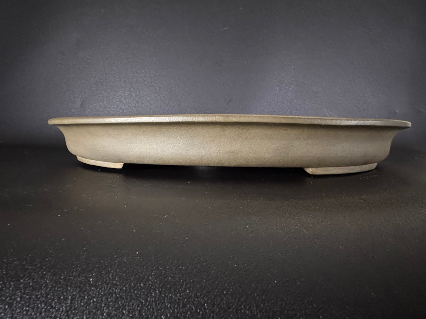 Seibun 清文 — Tokoname, Aichi（常滑市）— 57.6cm Oval Unglazed Bonsai Pot（楕円鉢・無釉）