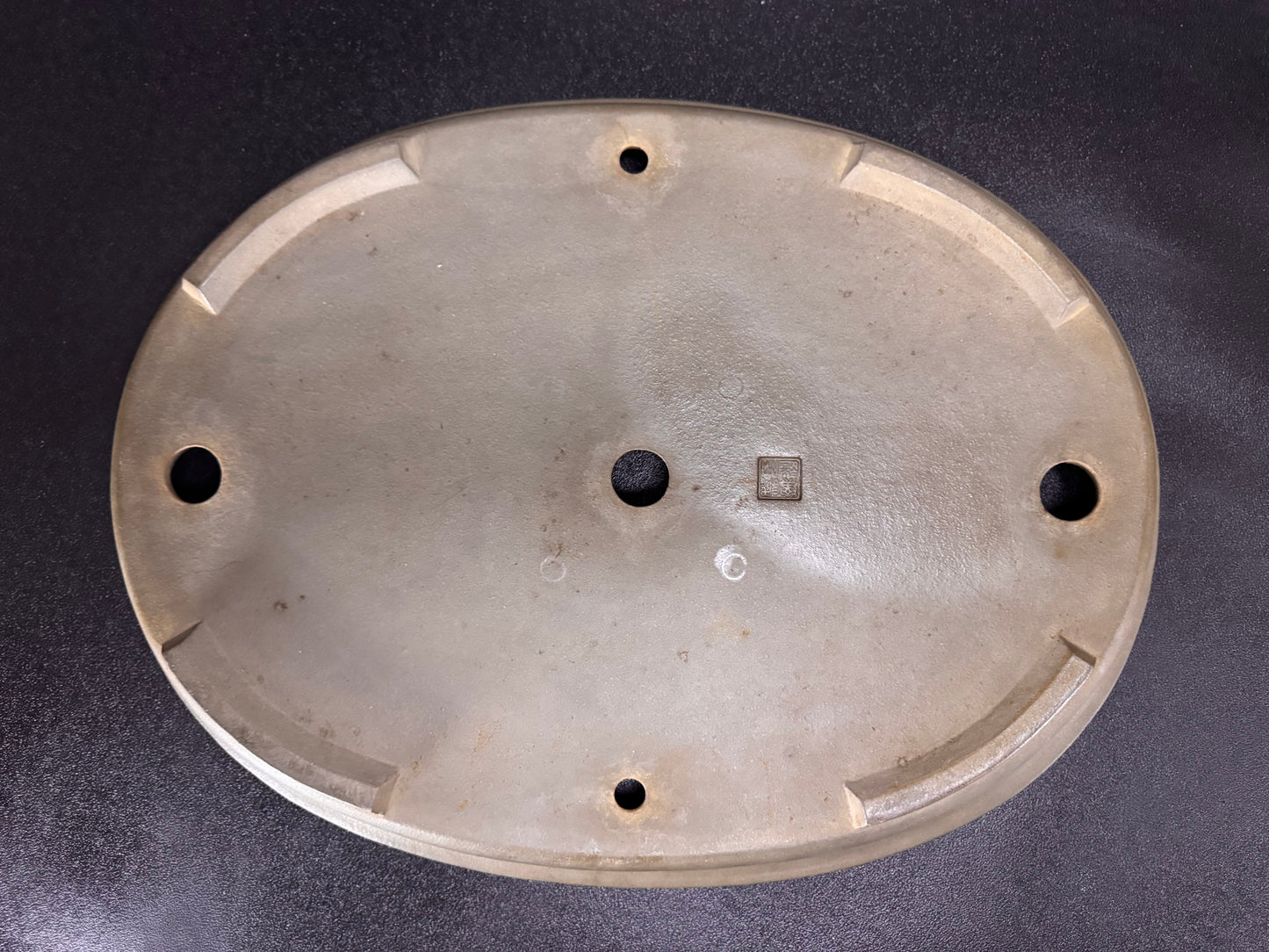 Seibun 清文 — Tokoname, Aichi（常滑市）— 57.6cm Oval Unglazed Bonsai Pot（楕円鉢・無釉）