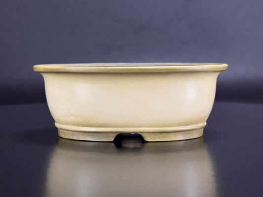 HOKIDO (北斗) – 常滑 Tokoname (常滑市) – 9.9cm Oval White Clay (楕円形 白泥)