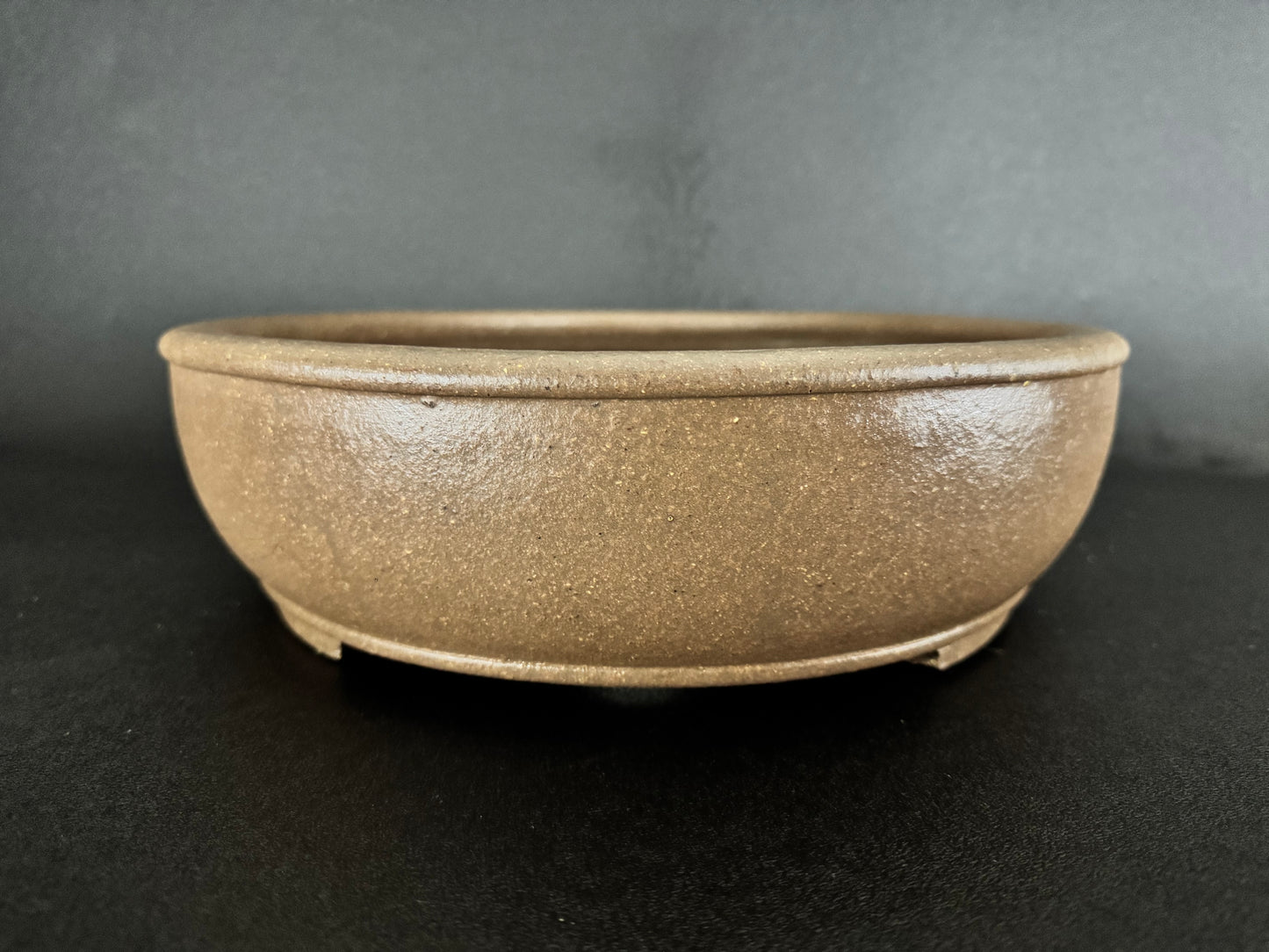 YAMAAKI 2nd Generation, Kataoka Sadamitsu / Koshosen 小松泉 - Tokoname 常滑 - 45.1cm Oval Pear-Skin Unglazed Bonsai Pot 梨皮泥楕円鉢