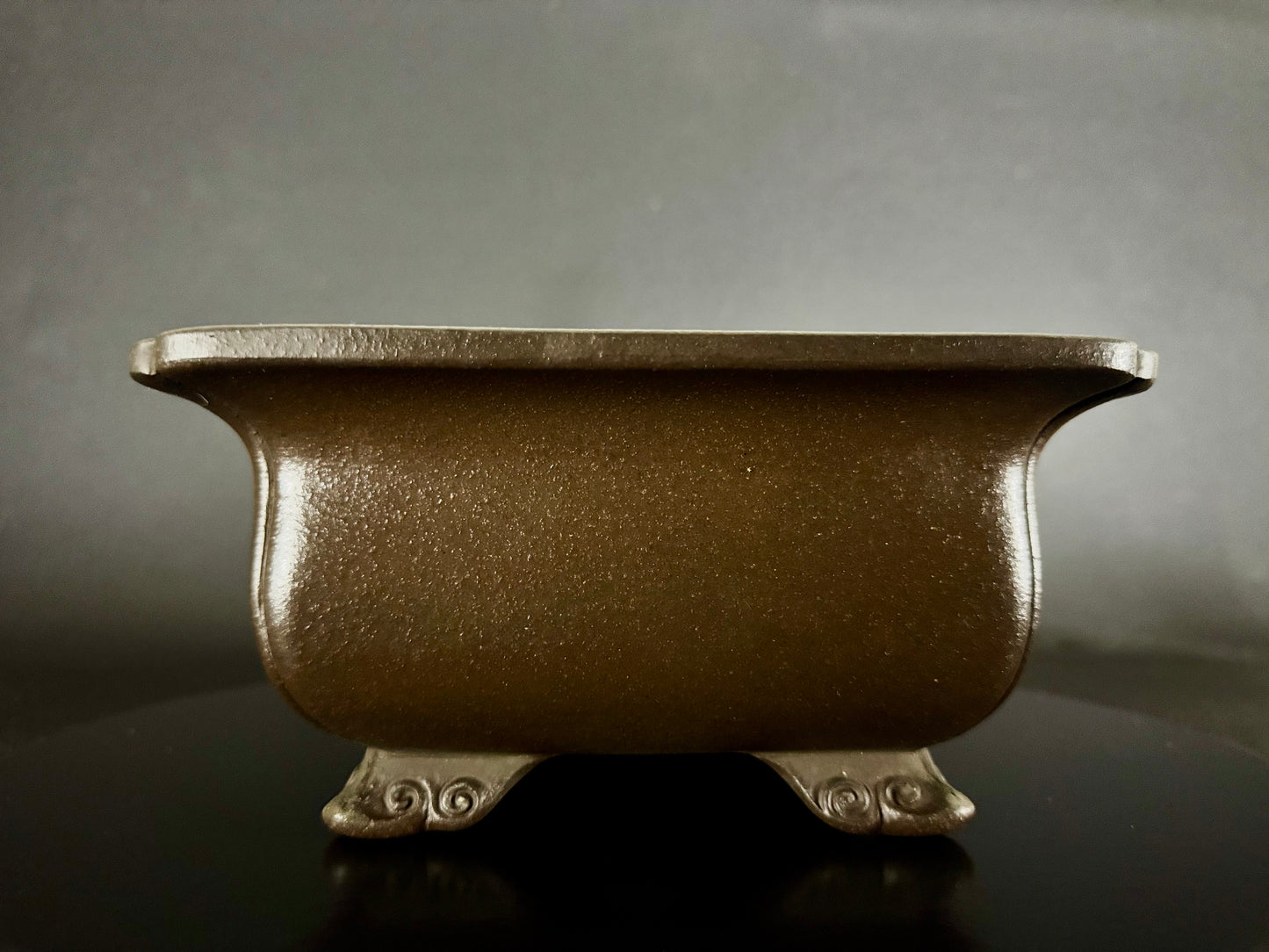 KEIZAN HISADA 久山 桂山 - Seal only 印のみ - 常滑 - 27.7cm Rectangular Unglazed 楕円形 無釉