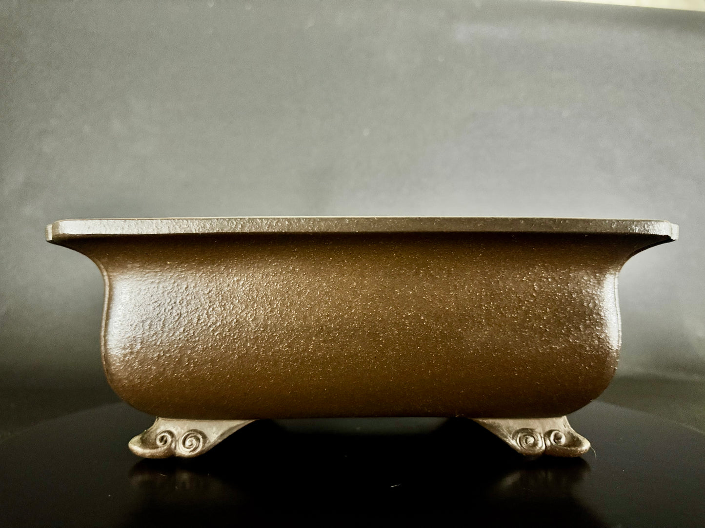 KEIZAN HISADA 久山 桂山 - Seal only 印のみ - 常滑 - 27.7cm Rectangular Unglazed 楕円形 無釉