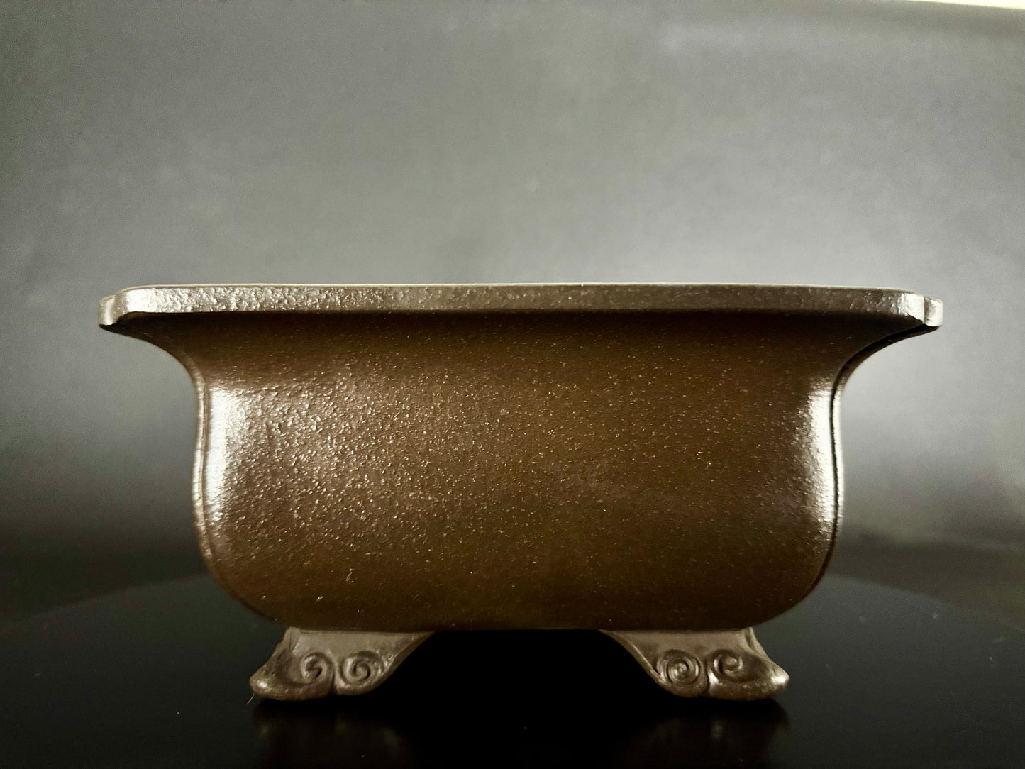 KEIZAN HISADA 久山 桂山 - Seal only 印のみ - 常滑 - 27.7cm Rectangular Unglazed 楕円形 無釉