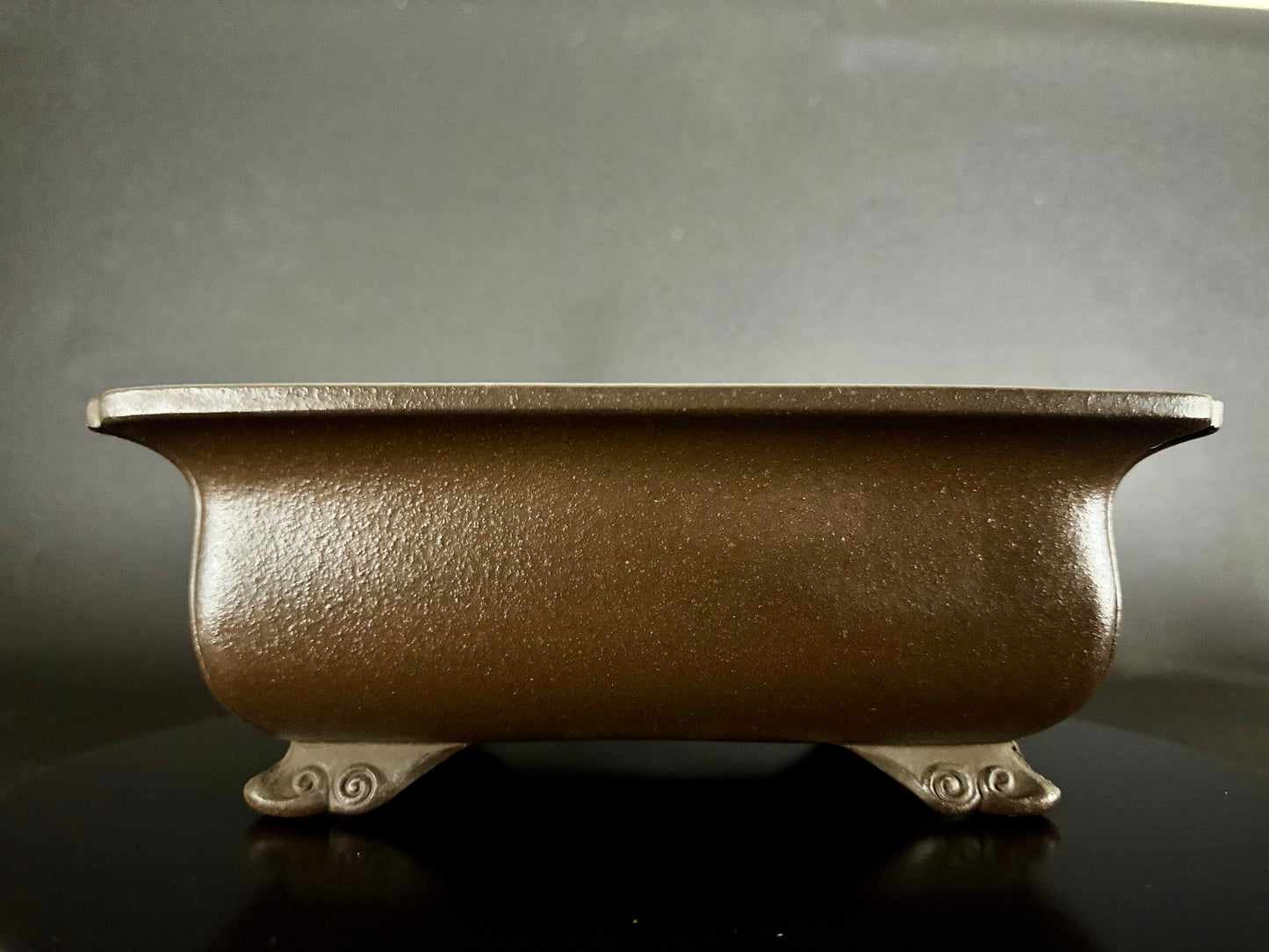 KEIZAN HISADA 久山 桂山 - Seal only 印のみ - 常滑 - 27.7cm Rectangular Unglazed 楕円形 無釉