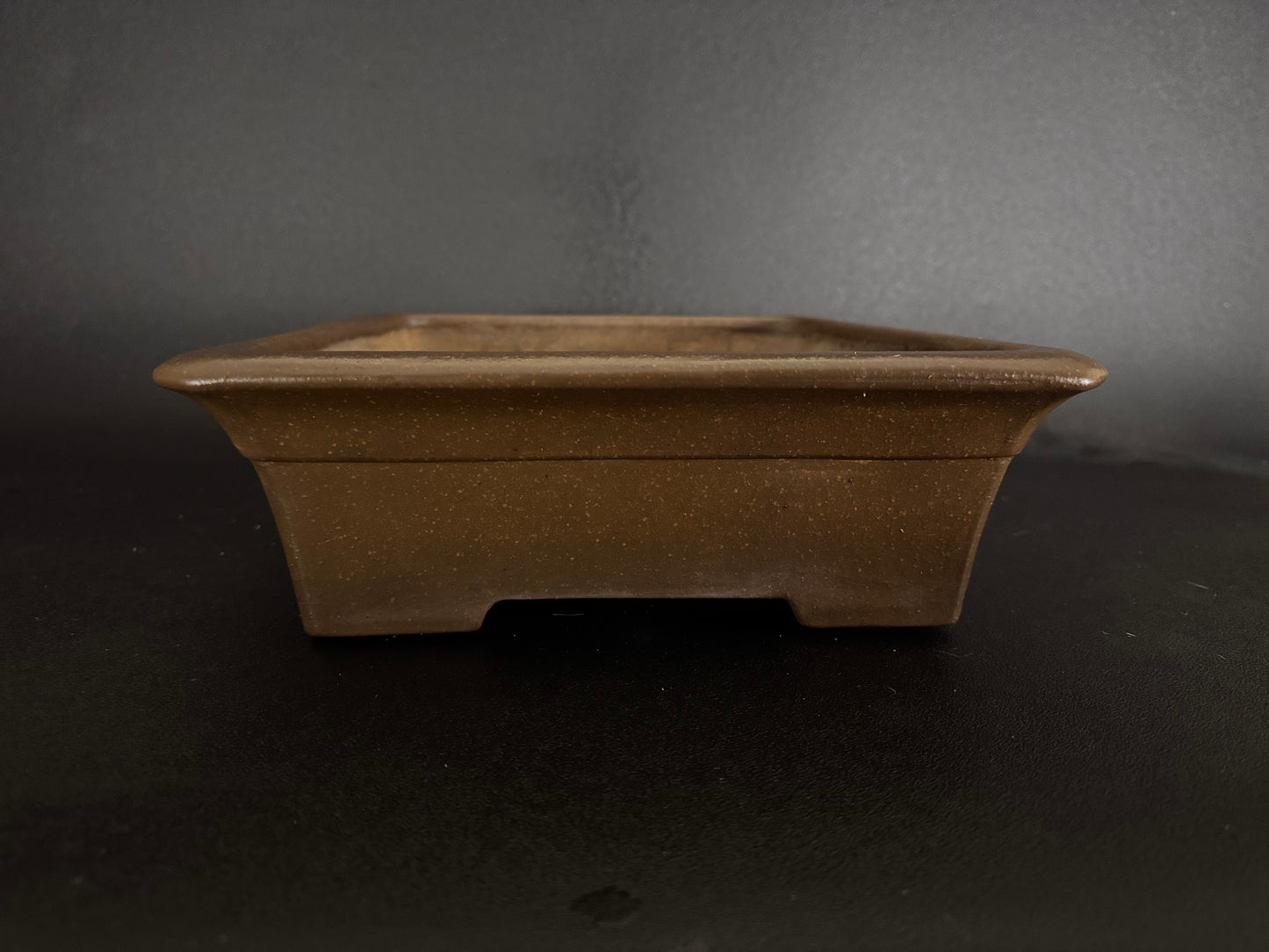 TOUHOU (陶峰) Hand signed 爪描き - 常滑 - 37.7cm Rectangle (長方鉢) Unglazed 無釉