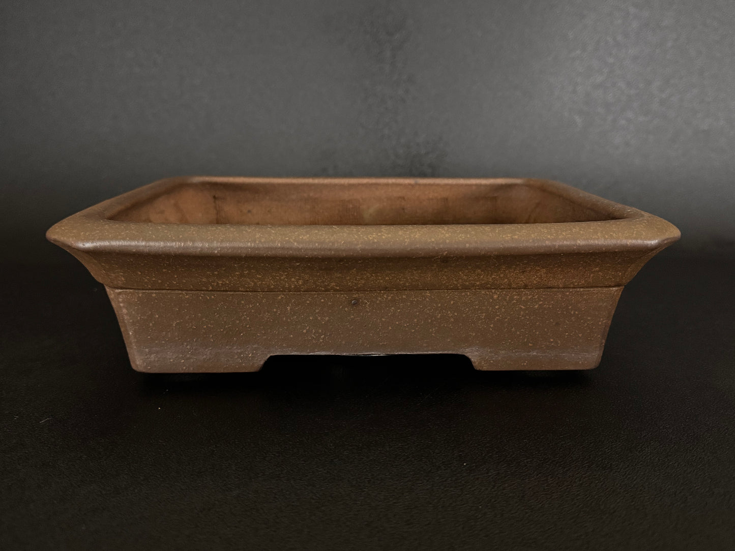 TOUHOU (陶峰) Hand signed 爪描き - 常滑 - 30.0cm Rectangle (長方鉢) Unglazed 無釉