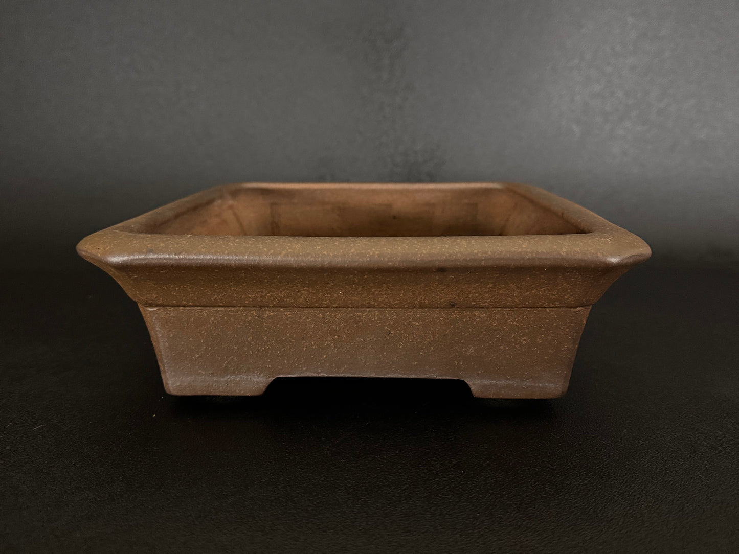 TOUHOU (陶峰) Hand signed 爪描き - 常滑 - 30.0cm Rectangle (長方鉢) Unglazed 無釉