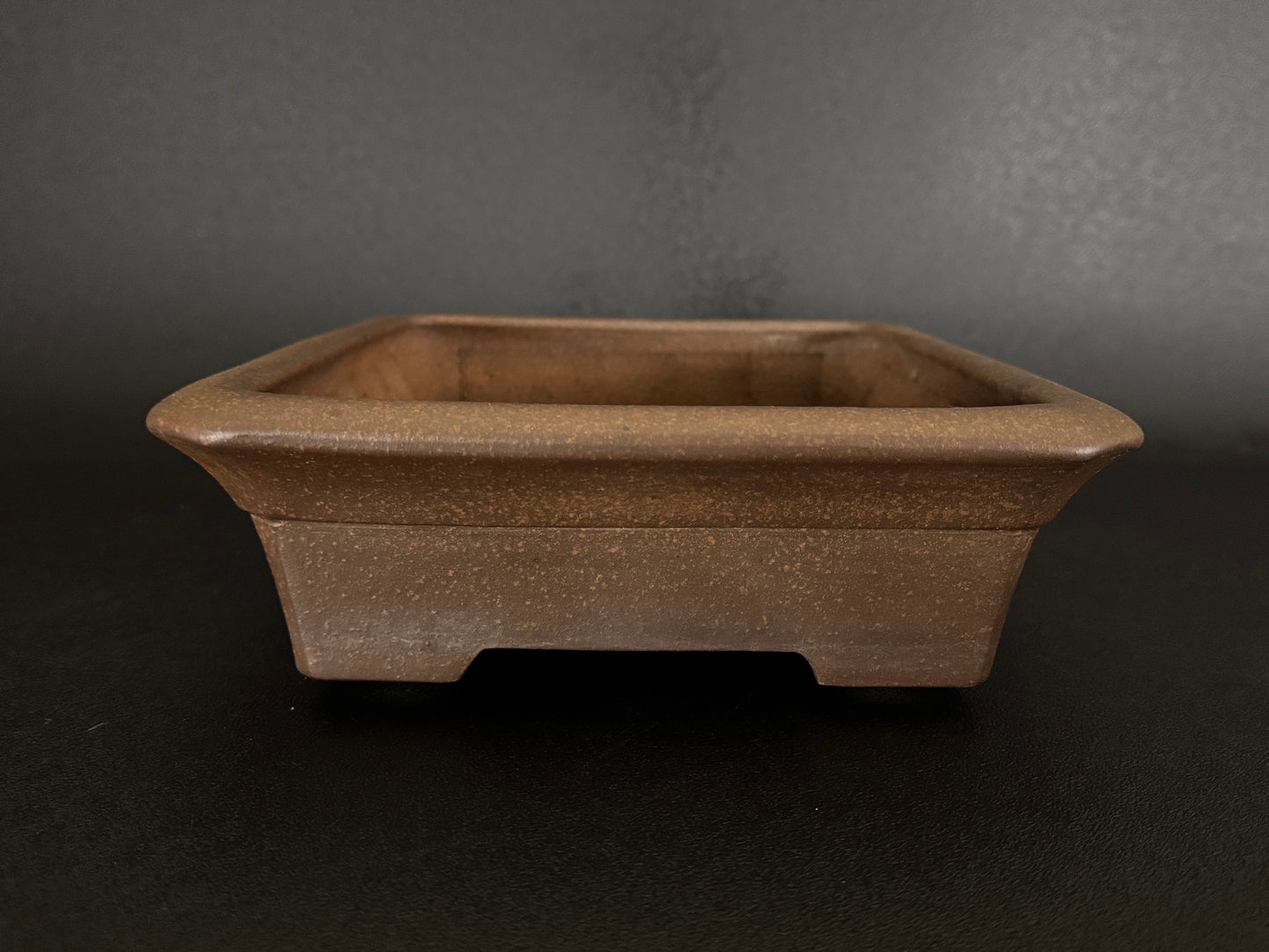 TOUHOU (陶峰) Hand signed 爪描き - 常滑 - 30.0cm Rectangle (長方鉢) Unglazed 無釉