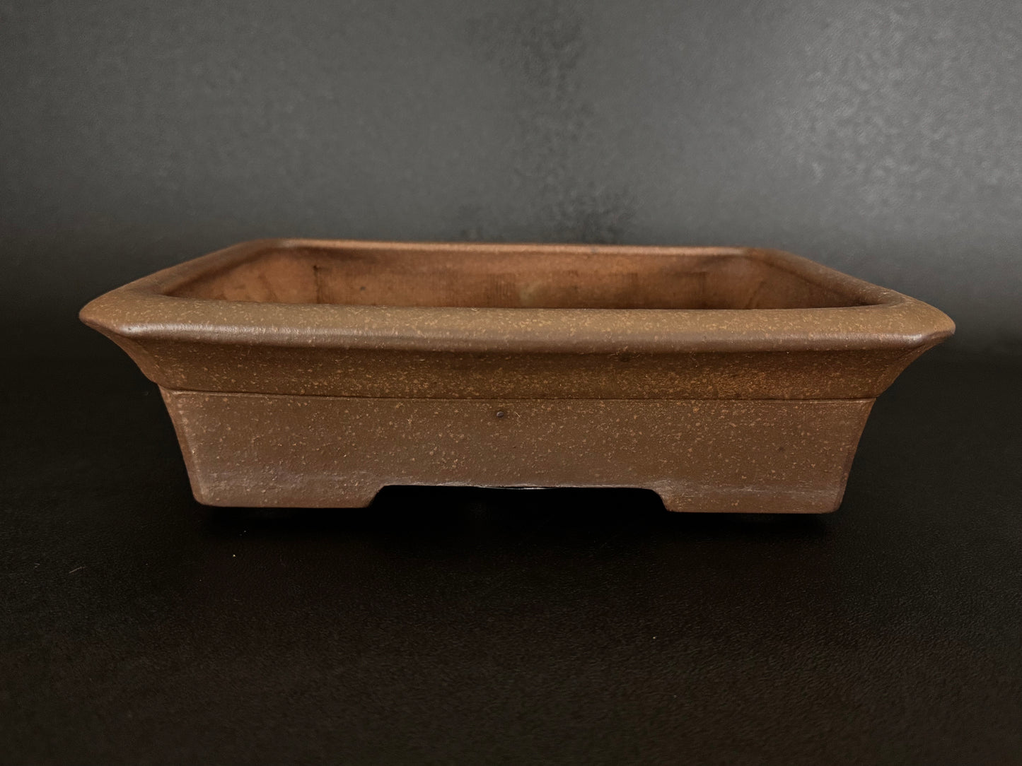 TOUHOU (陶峰) Hand signed 爪描き - 常滑 - 30.0cm Rectangle (長方鉢) Unglazed 無釉