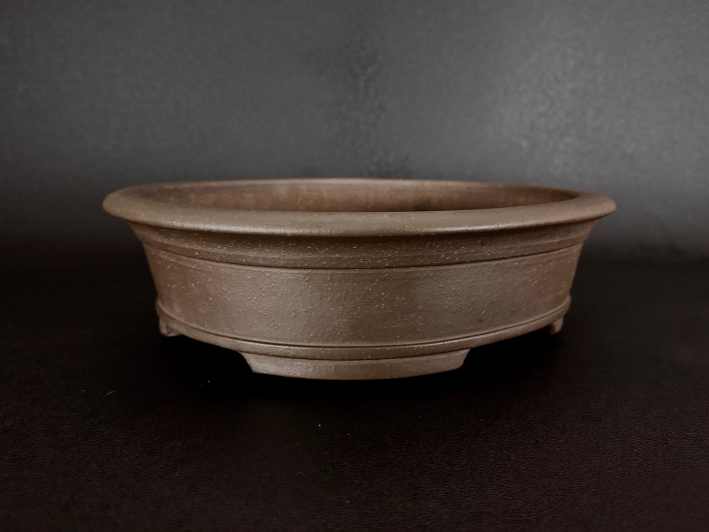 TOUHOU (陶峰) Hand signed 爪描き - 常滑 - 34.4cm Oval Unglazed 楕円形 無釉