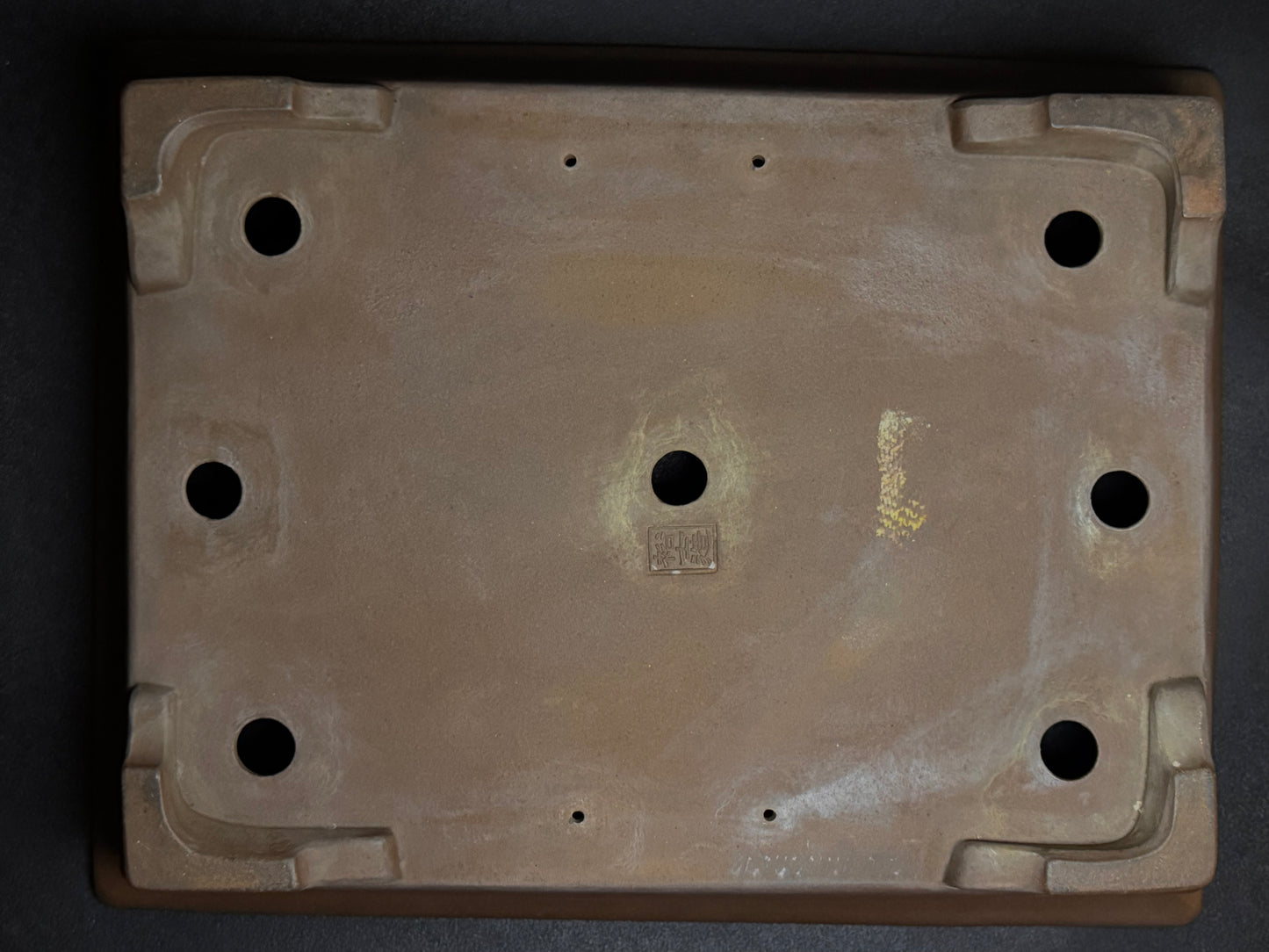 GYOZAN 2nd Gen (Yuuji Nakano 中野 裕二 )"Seal only 印のみ" - 常滑 - 50.8cm  Rectangular Unglazed (長方形 無釉)