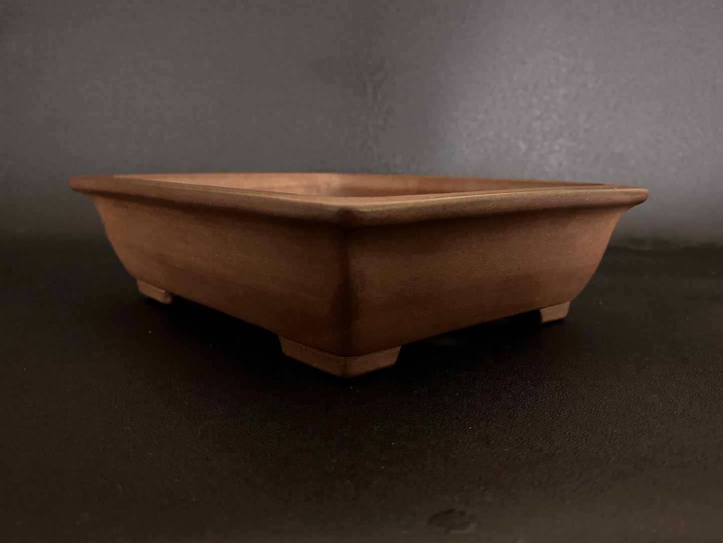 GYOZAN 2nd Gen (Yuuji Nakano 中野 裕二 )"Seal only 印のみ" - 常滑 - 34.4cm  Rectangular Unglazed (長方形 無釉)