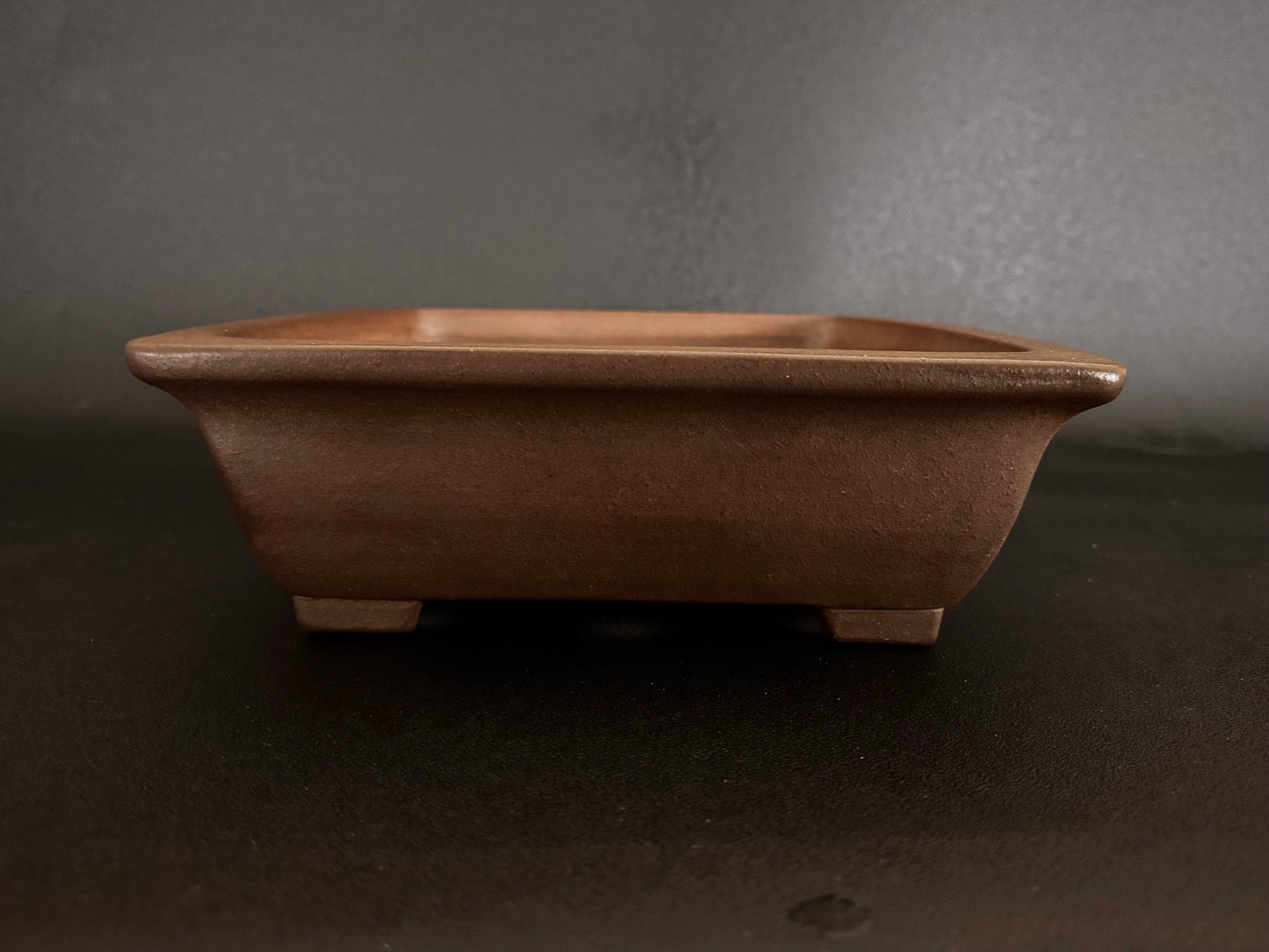 GYOZAN 2nd Gen (Yuuji Nakano 中野 裕二 )"Seal only 印のみ" - 常滑 - 34.4cm  Rectangular Unglazed (長方形 無釉)