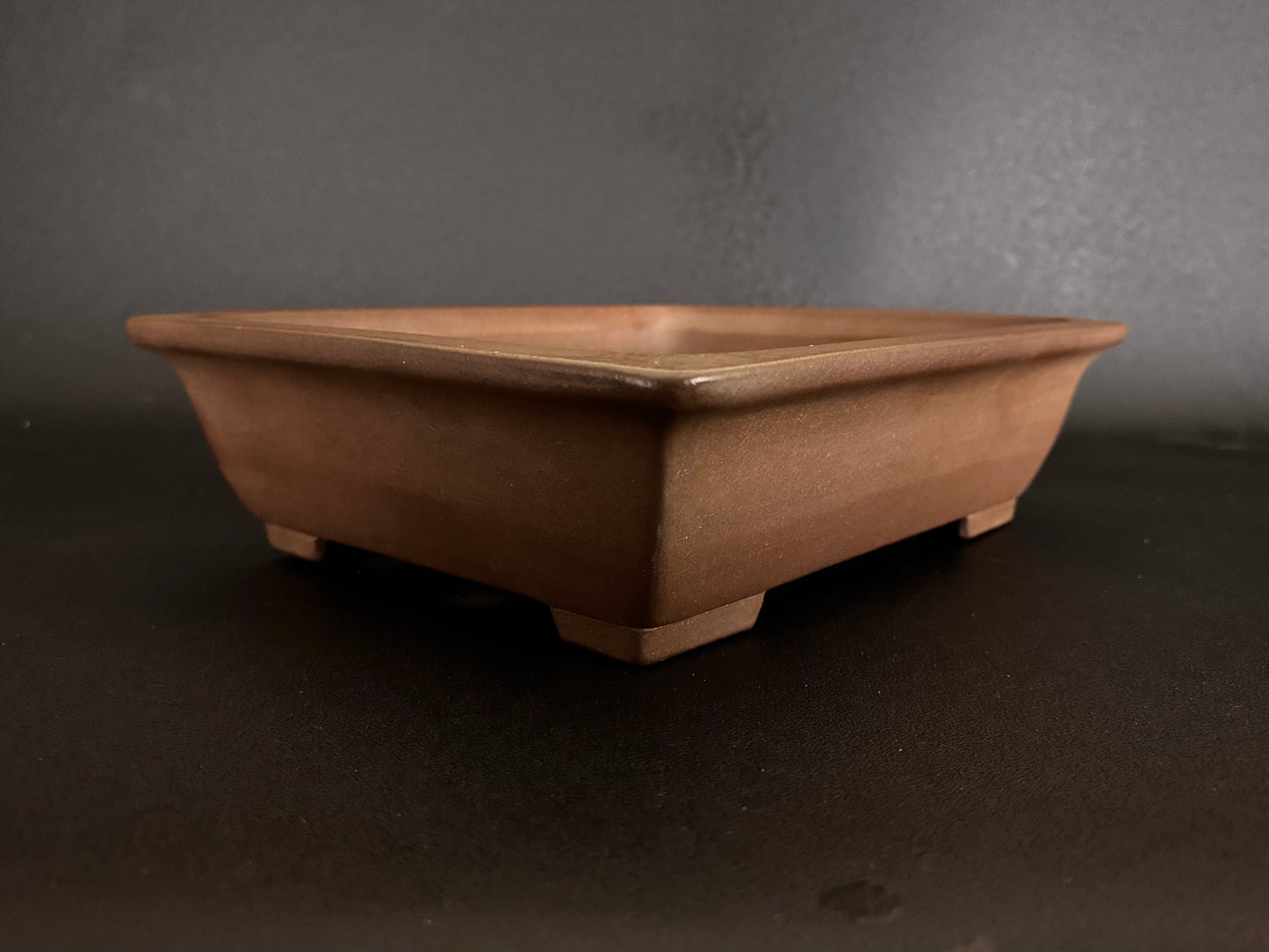 GYOZAN 2nd Gen (Yuuji Nakano 中野 裕二 )"Seal only 印のみ" - 常滑 - 34.4cm  Rectangular Unglazed (長方形 無釉)