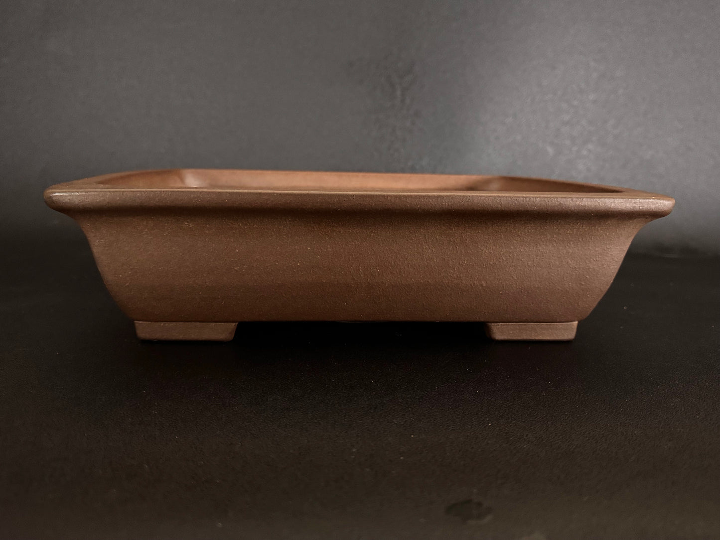 GYOZAN 2nd Gen (Yuuji Nakano 中野 裕二 )"Seal only 印のみ" - 常滑 - 34.4cm  Rectangular Unglazed (長方形 無釉)