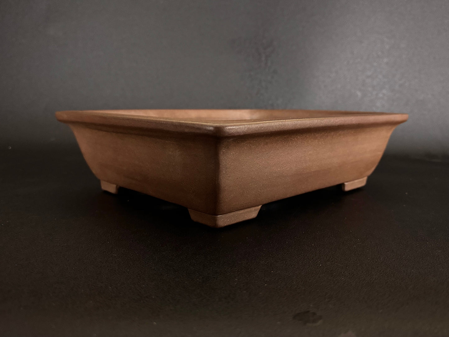 GYOZAN 2nd Gen (Yuuji Nakano 中野 裕二 )"Seal only 印のみ" - 常滑 - 34.4cm  Rectangular Unglazed (長方形 無釉)