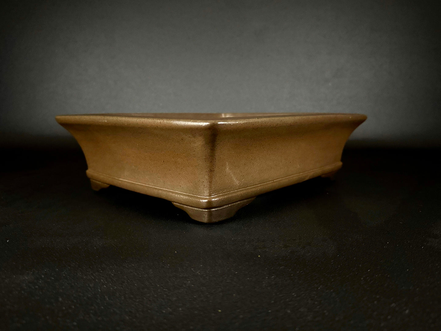 GYOZAN 2nd Gen (Yuuji Nakano 中野 裕二 )"Seal only 印のみ" - 常滑 - 33.8  Rectangular Unglazed (長方形 無釉)