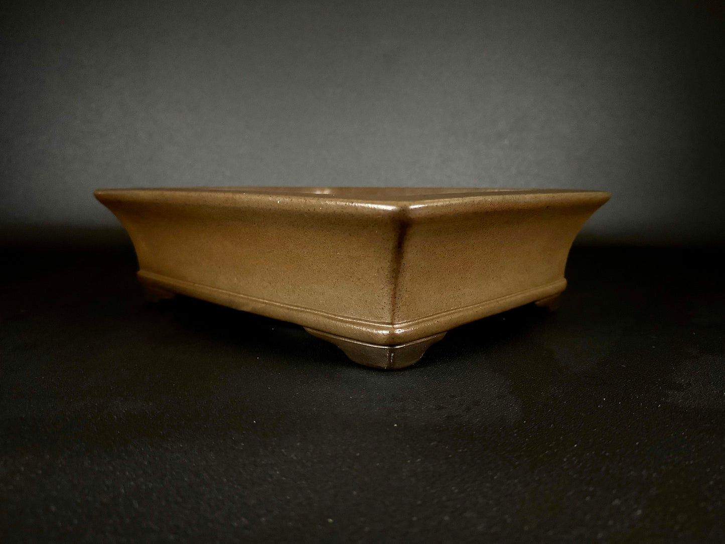 GYOZAN 2nd Gen (Yuuji Nakano 中野 裕二 )"Seal only 印のみ" - 常滑 - 33.8  Rectangular Unglazed (長方形 無釉)