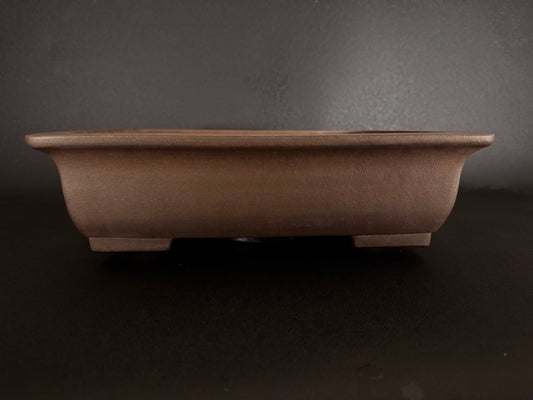 GYOZAN 2nd Gen (Yuuji Nakano 中野 裕二 )"Seal only 印のみ" - 常滑 - 41.2cm  Rectangular Unglazed (長方形 無釉)