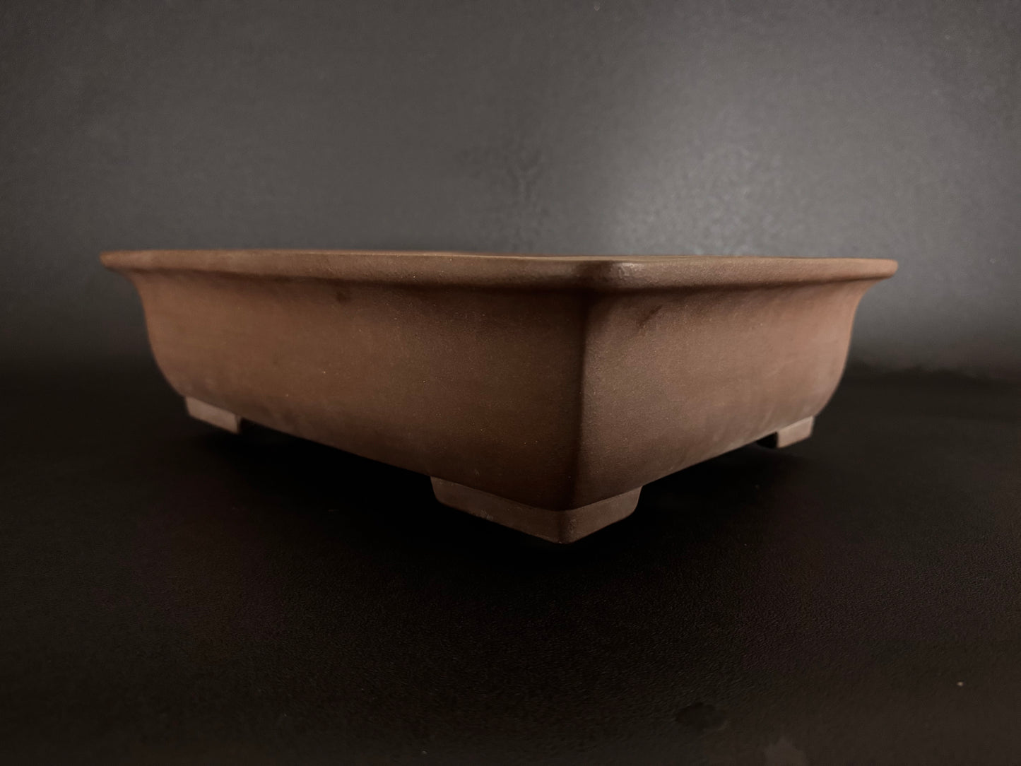 GYOZAN 2nd Gen (Yuuji Nakano 中野 裕二 )"Seal only 印のみ" - 常滑 - 41.2cm  Rectangular Unglazed (長方形 無釉)