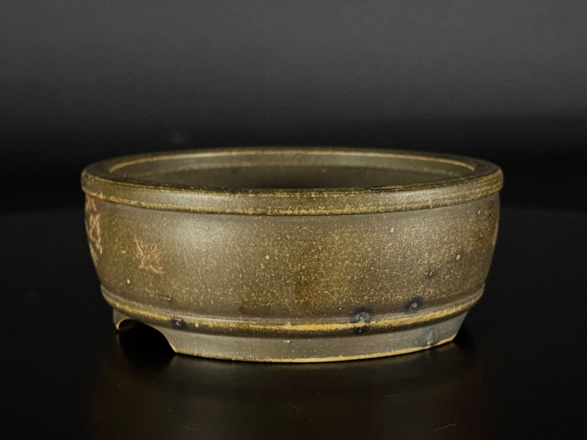 Mizukami Sataro (水上佐太郎) – Tokoname 常滑市 – 9.5cm Round 丸鉢 – Unglazed Yakishime 無釉焼締