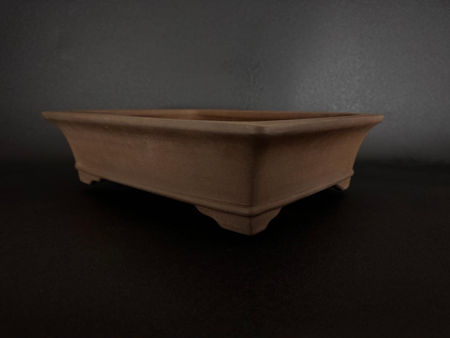 GYOZAN 2nd Gen (Yuuji Nakano 中野 裕二 )"Seal only 印のみ" - 常滑 - 41.5cm  Rectangular Unglazed (長方形 無釉)