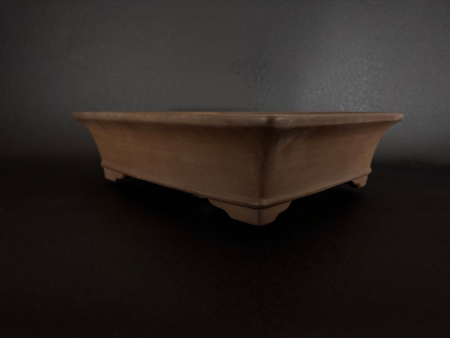 GYOZAN 2nd Gen (Yuuji Nakano 中野 裕二 )"Seal only 印のみ" - 常滑 - 41.5cm  Rectangular Unglazed (長方形 無釉)