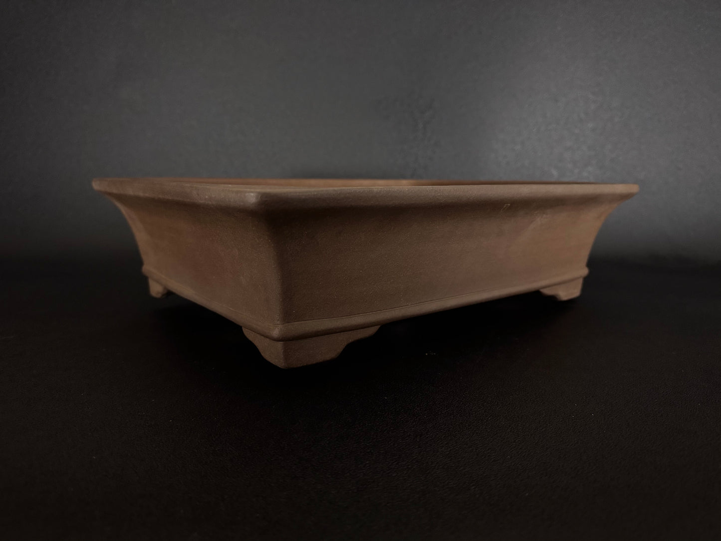 GYOZAN 2nd Gen (Yuuji Nakano 中野 裕二 )"Seal only 印のみ" - 常滑 - 41.5cm  Rectangular Unglazed (長方形 無釉)