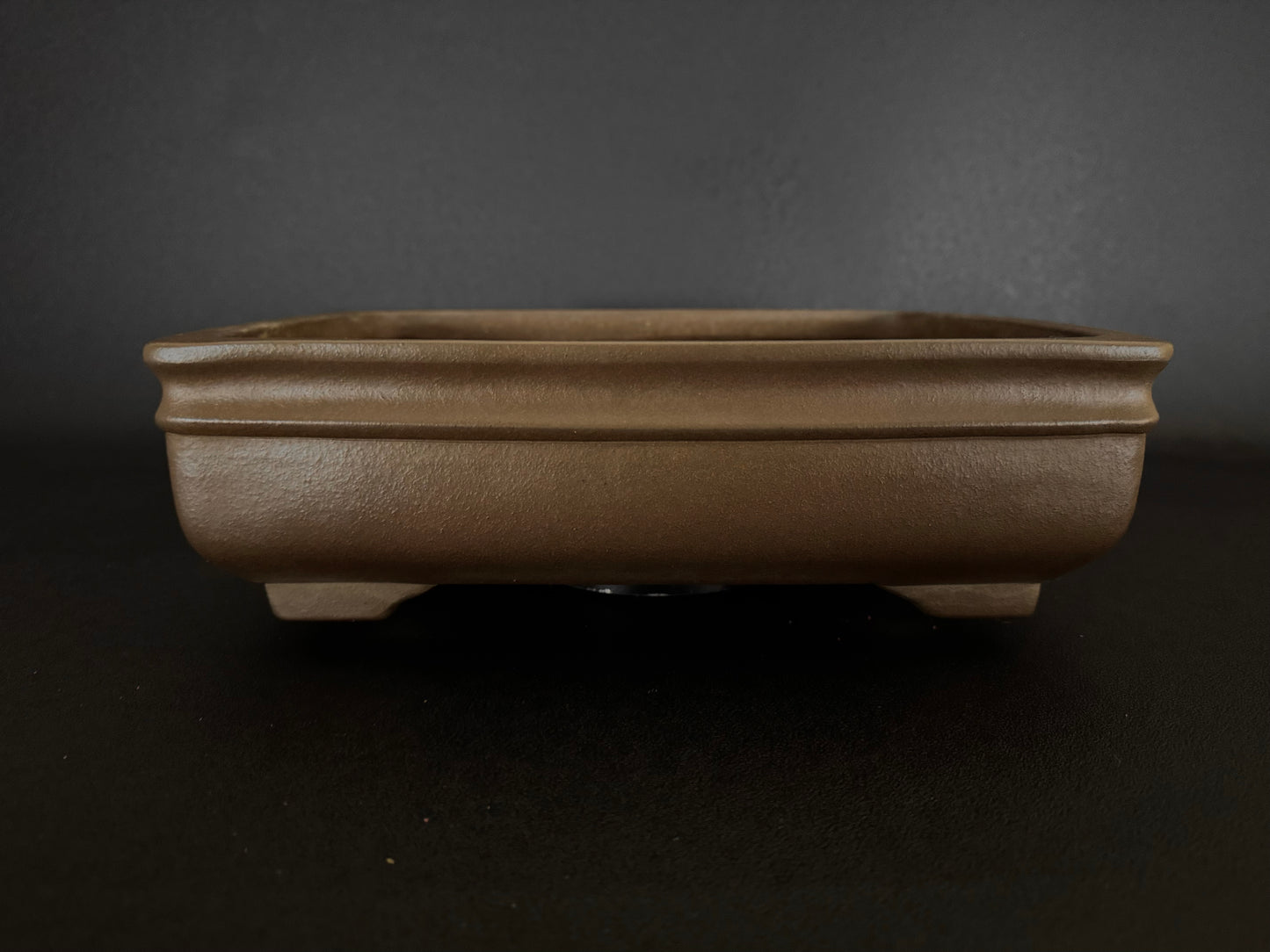 NAKANO GYOZAN 中野 行山 "Seal Only 印のみ" - 常滑 - 34.2  Rectangular Unglazed (長方形 無釉)