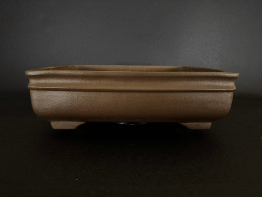GYOZAN 2nd Gen (Yuuji Nakano 中野 裕二 )"Seal only 印のみ" - 常滑 - 34.2  Rectangular Unglazed (長方形 無釉)