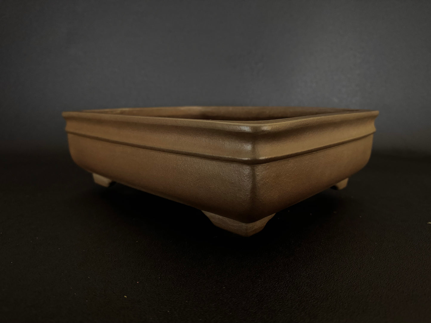 NAKANO GYOZAN 中野 行山 "Seal Only 印のみ" - 常滑 - 34.2  Rectangular Unglazed (長方形 無釉)