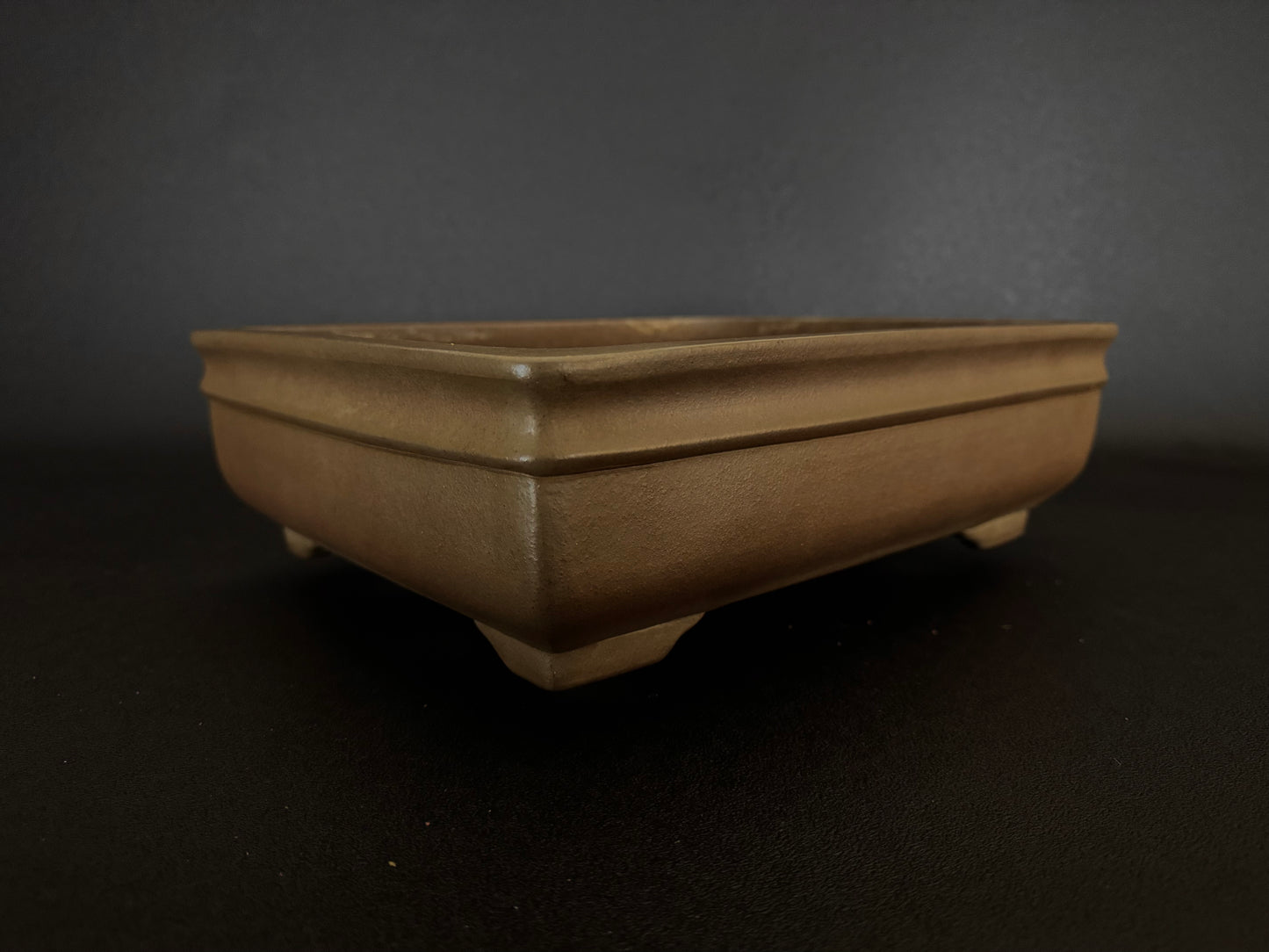 NAKANO GYOZAN 中野 行山 "Seal Only 印のみ" - 常滑 - 34.2  Rectangular Unglazed (長方形 無釉)