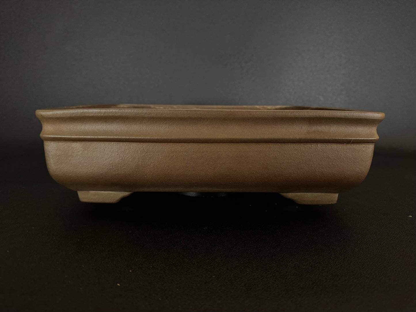 NAKANO GYOZAN 中野 行山 "Seal Only 印のみ" - 常滑 - 34.2  Rectangular Unglazed (長方形 無釉)