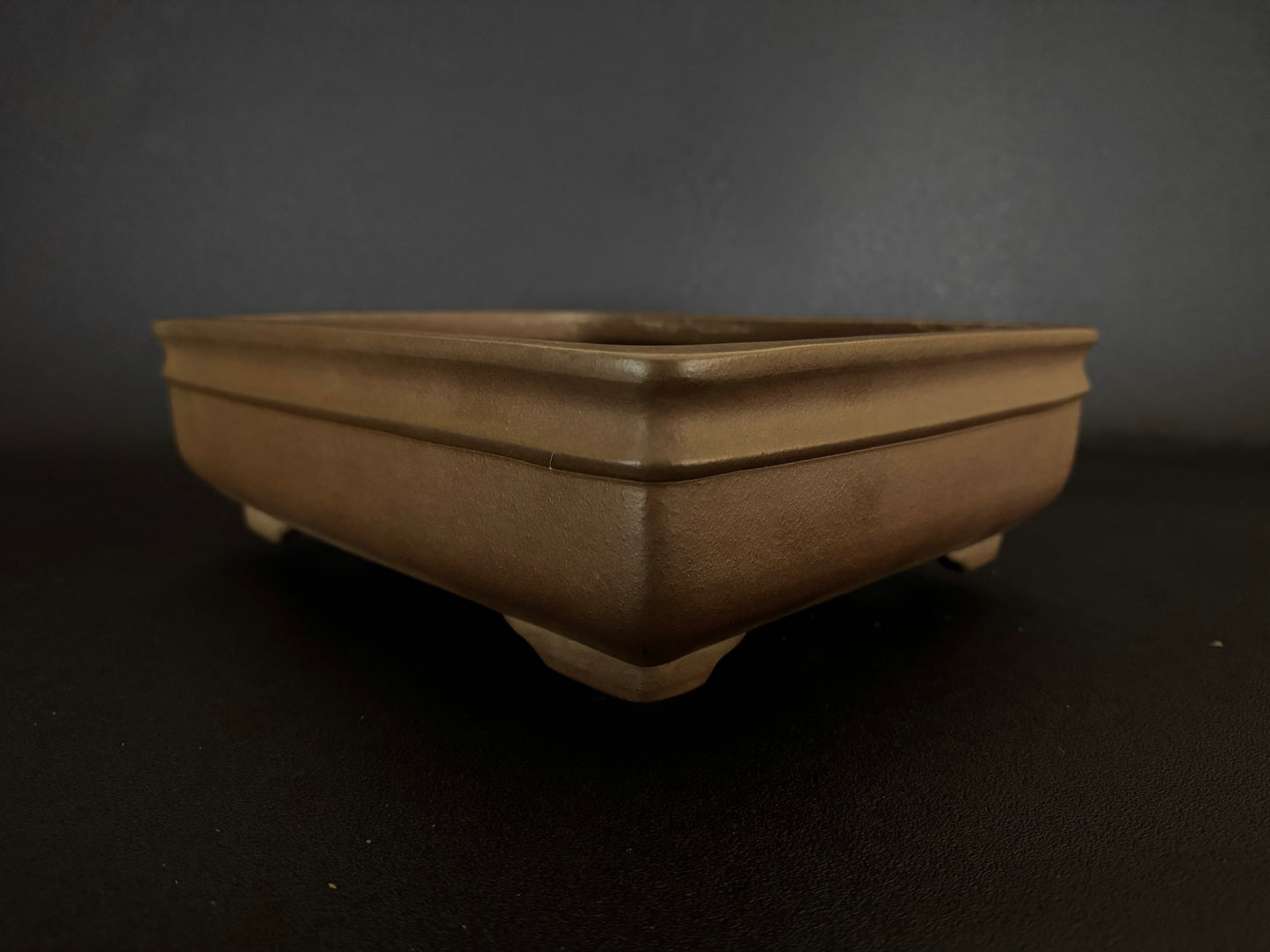 NAKANO GYOZAN 中野 行山 "Seal Only 印のみ" - 常滑 - 34.2  Rectangular Unglazed (長方形 無釉)