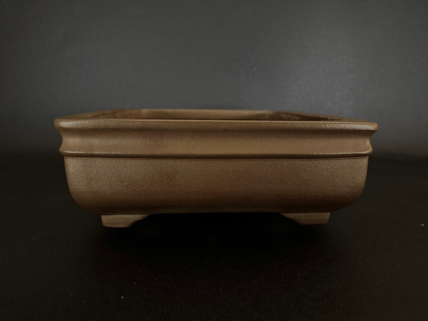 NAKANO GYOZAN 中野 行山 "Seal Only 印のみ" - 常滑 - 34.2  Rectangular Unglazed (長方形 無釉)
