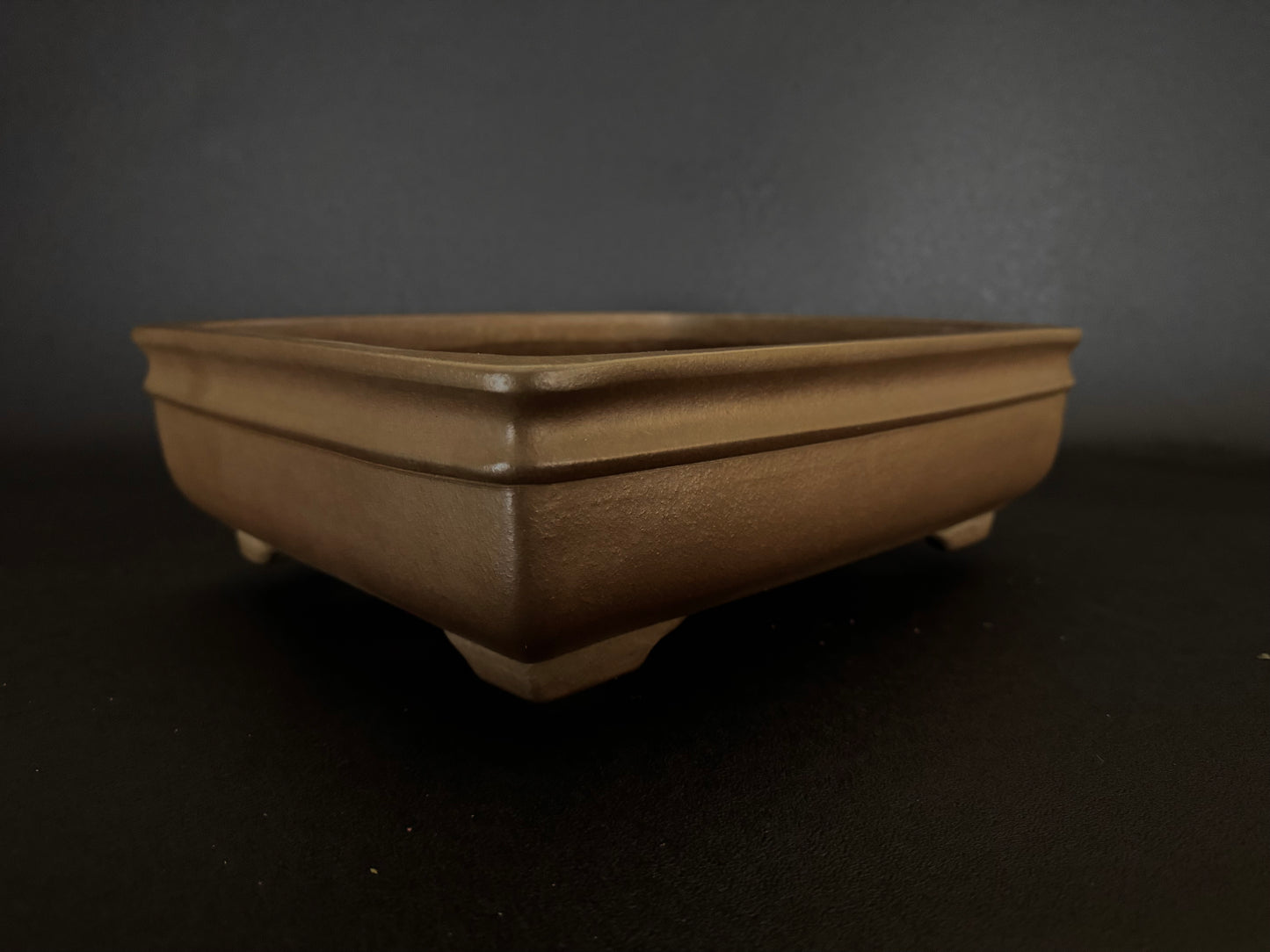 NAKANO GYOZAN 中野 行山 "Seal Only 印のみ" - 常滑 - 34.2  Rectangular Unglazed (長方形 無釉)