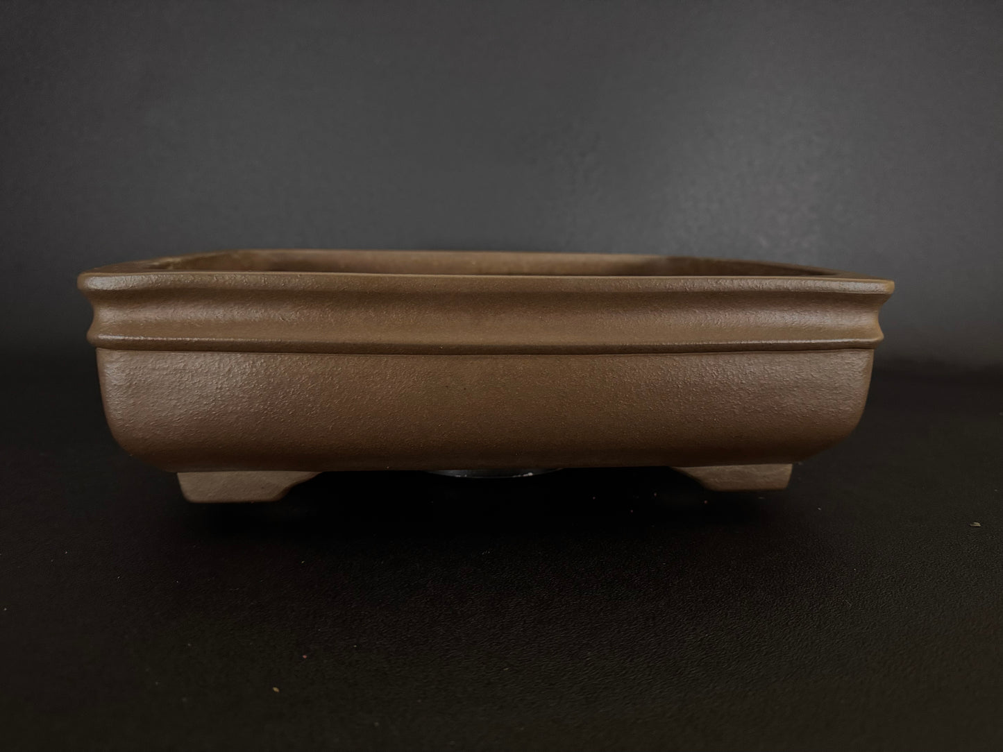 NAKANO GYOZAN 中野 行山 "Seal Only 印のみ" - 常滑 - 34.2  Rectangular Unglazed (長方形 無釉)