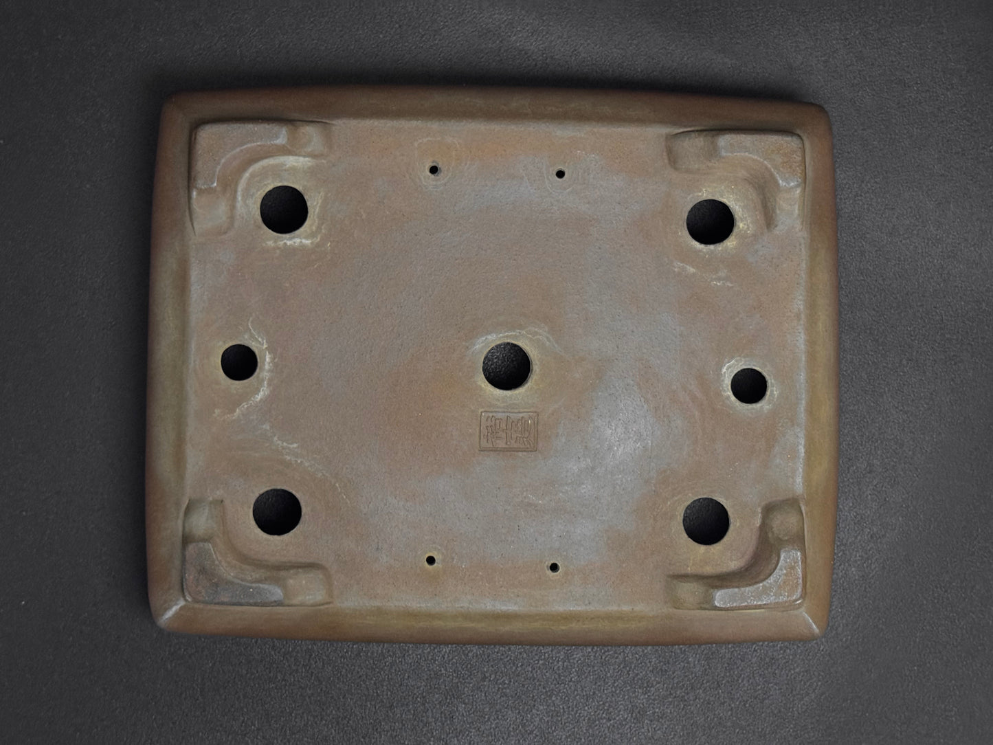 NAKANO GYOZAN 中野 行山 "Seal Only 印のみ" - 常滑 - 34.2  Rectangular Unglazed (長方形 無釉)