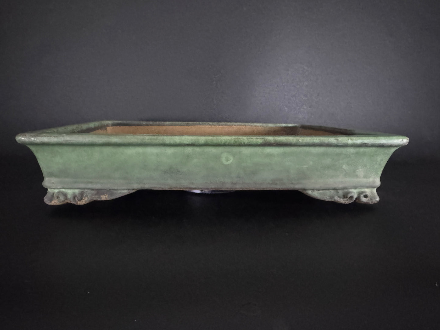 Yoshimura Shuho 吉村秀峰 – 常滑市 – 47.2 cm Rectangular 隅切長方形 – Glazed 釉薬鉢